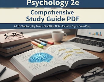 Psychology Exam Prep Study Guide | Notes (PDF)