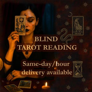 Blind Tarot-Lesung, Psychisch Intuitives Lesen, Seelenbotschaft Lesen, Keine Frage Erforderlich Tarot, Energiebasiertes Lesen, Blind Tarot mit tiefer Energie