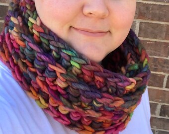 Digital Crochet Pattern for a Super Bulky Cowl Scarf Neckwarmer