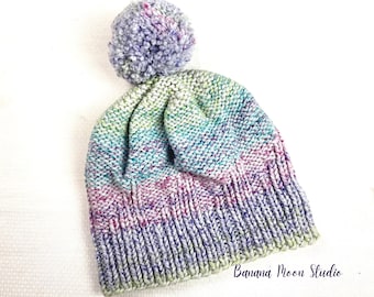 Digital Knitting Pattern for a Winter Beanie Hat