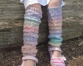 Digital Crochet Pattern for Children's Legwarmers Sizes 4 Through 10