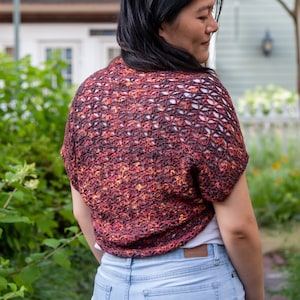 Digital Crochet Pattern for a Lace Summer Shrug