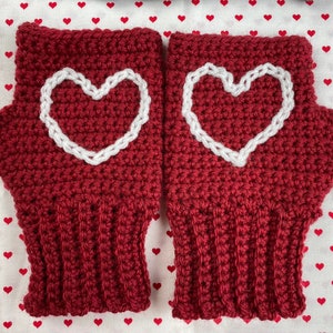 Digital Crochet Pattern For Fingerless Mitts For Adults and Children image 1