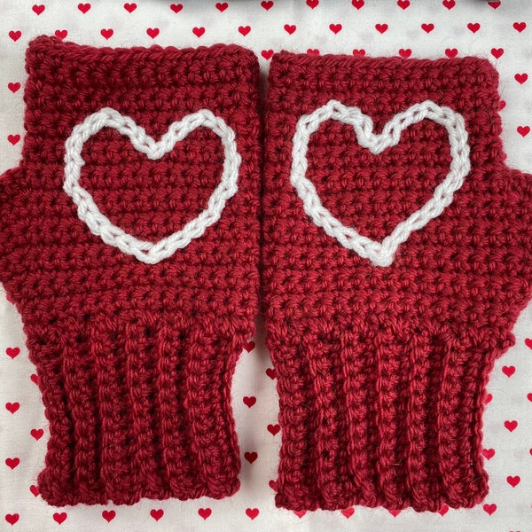 Digital Crochet Pattern For Fingerless Mitts For Adults and Children