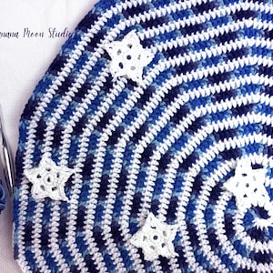 Digital Crochet Pattern for a Space Themed Blanket