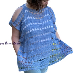 Digital Crochet Pattern for an Easy Women&#39;s Summer Top