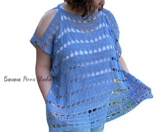 Digital Crochet Pattern for an Easy Women's Summer Top