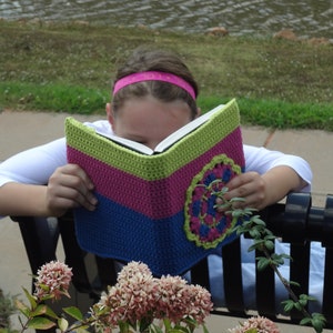 Digital Crochet Pattern for a Book Cover Cozy - Etsy