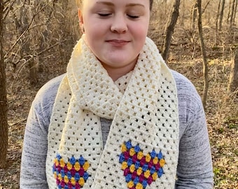 Crochet Pattern Collection of Winter Scarves for Women, Men, Teens, and Children