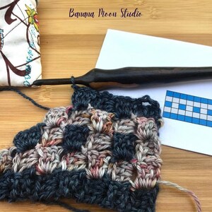 Digital Crochet Pattern for a C2C Cowl Infinity Scarf - Etsy