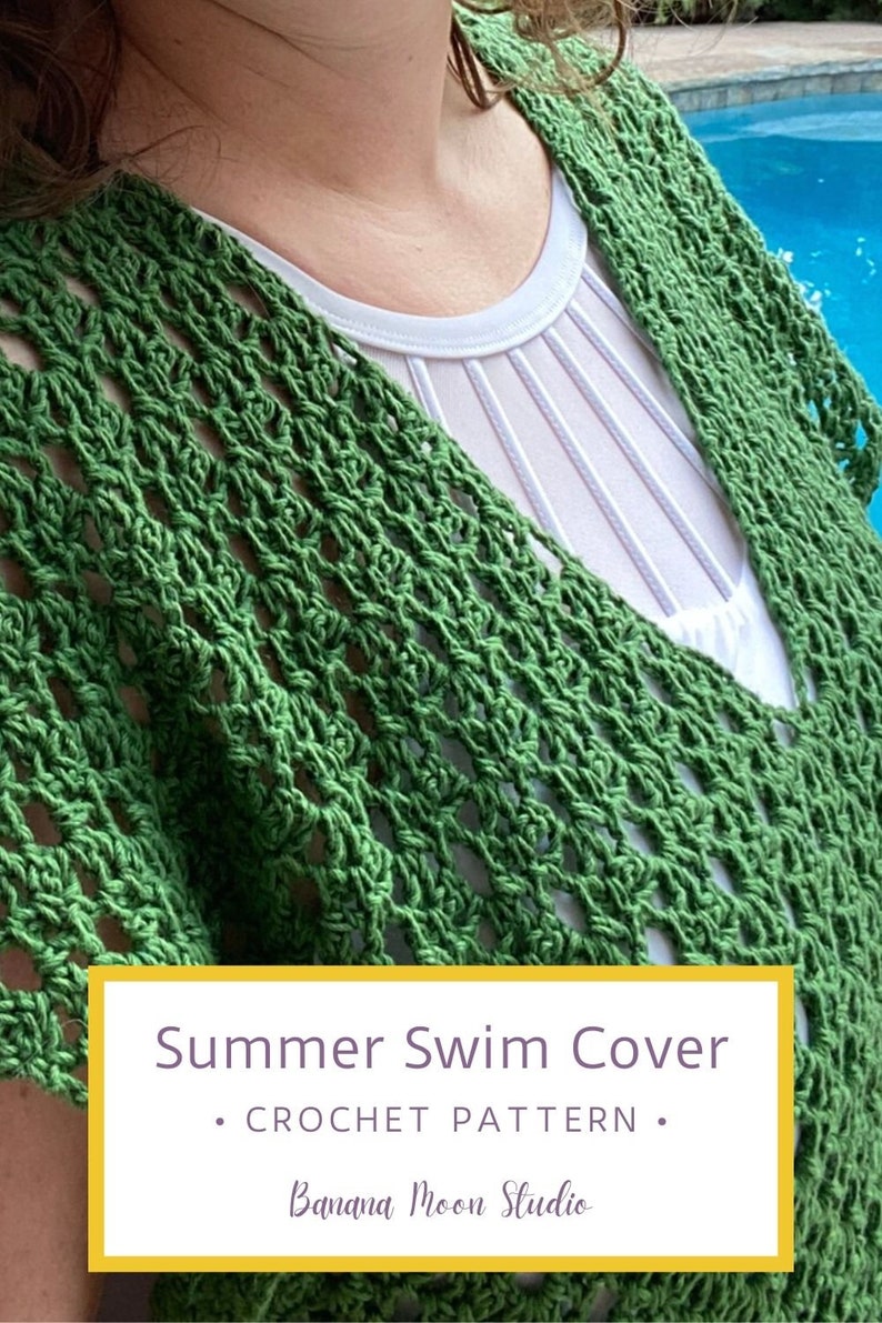 Digital Crochet Pattern for a Summer Lace Swimsuit Cover Up - Etsy