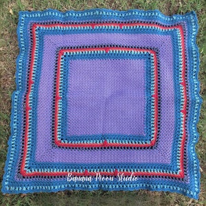Digital Crochet Pattern for a Baby Blanket
