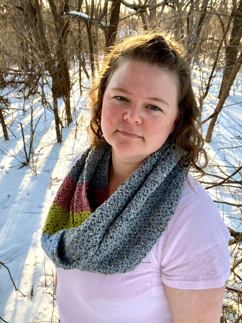 Digital Crochet Pattern for an Easy Infinity Scarf or Cowl for - Etsy