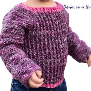 Digital Crochet Pattern for a Baby and Children&#39;s Sweater