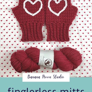 Digital Crochet Pattern For Fingerless Mitts For Adults and Children image 10