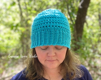 Digital Crochet Pattern for a Winter Beanie Hat