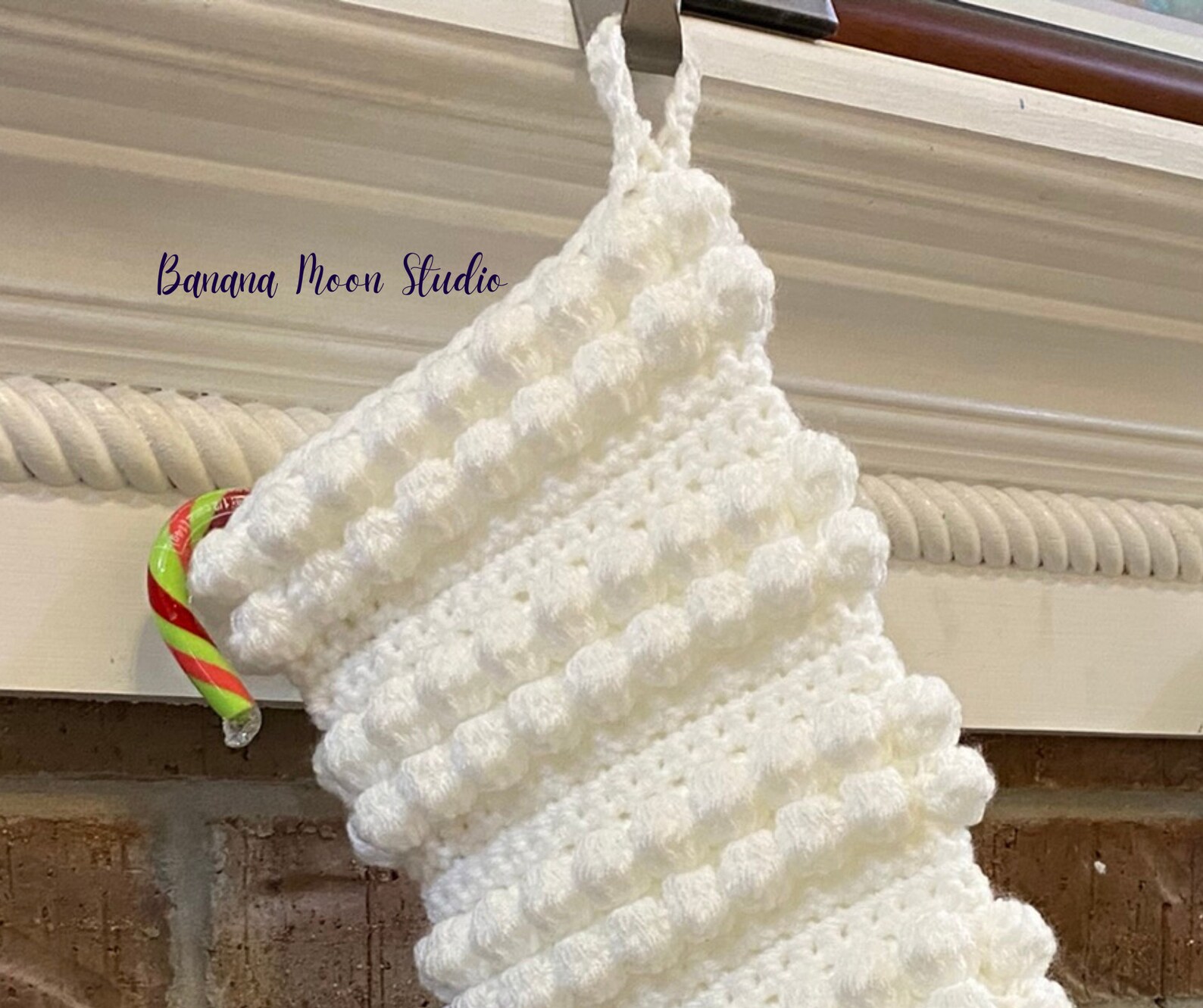 Digital Crochet Pattern for a Bobble Stitch Christmas Stocking - Etsy