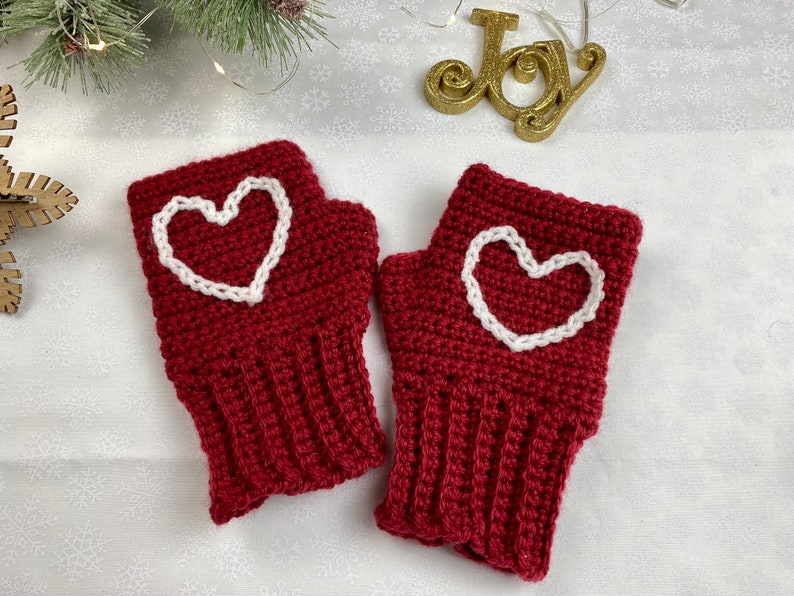 Digital Crochet Pattern For Fingerless Mitts For Adults and Children image 4