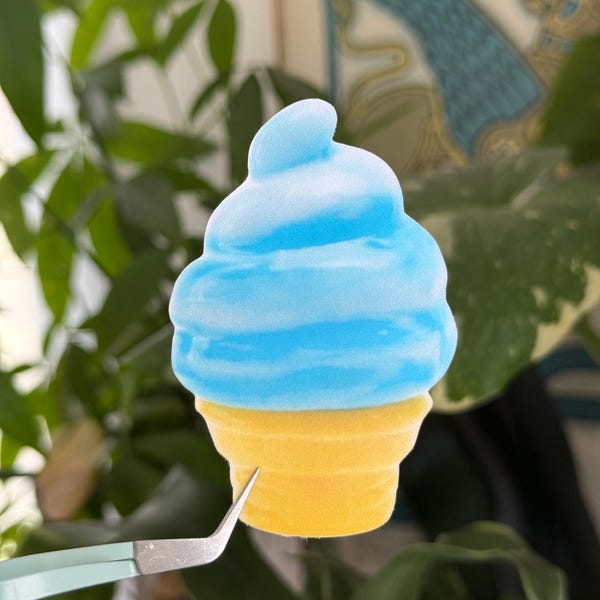 Ice Cream Squishy Sticker