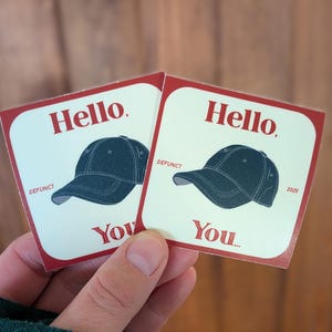 Hello You Joe Goldberg Inspired Sticker 2-pack