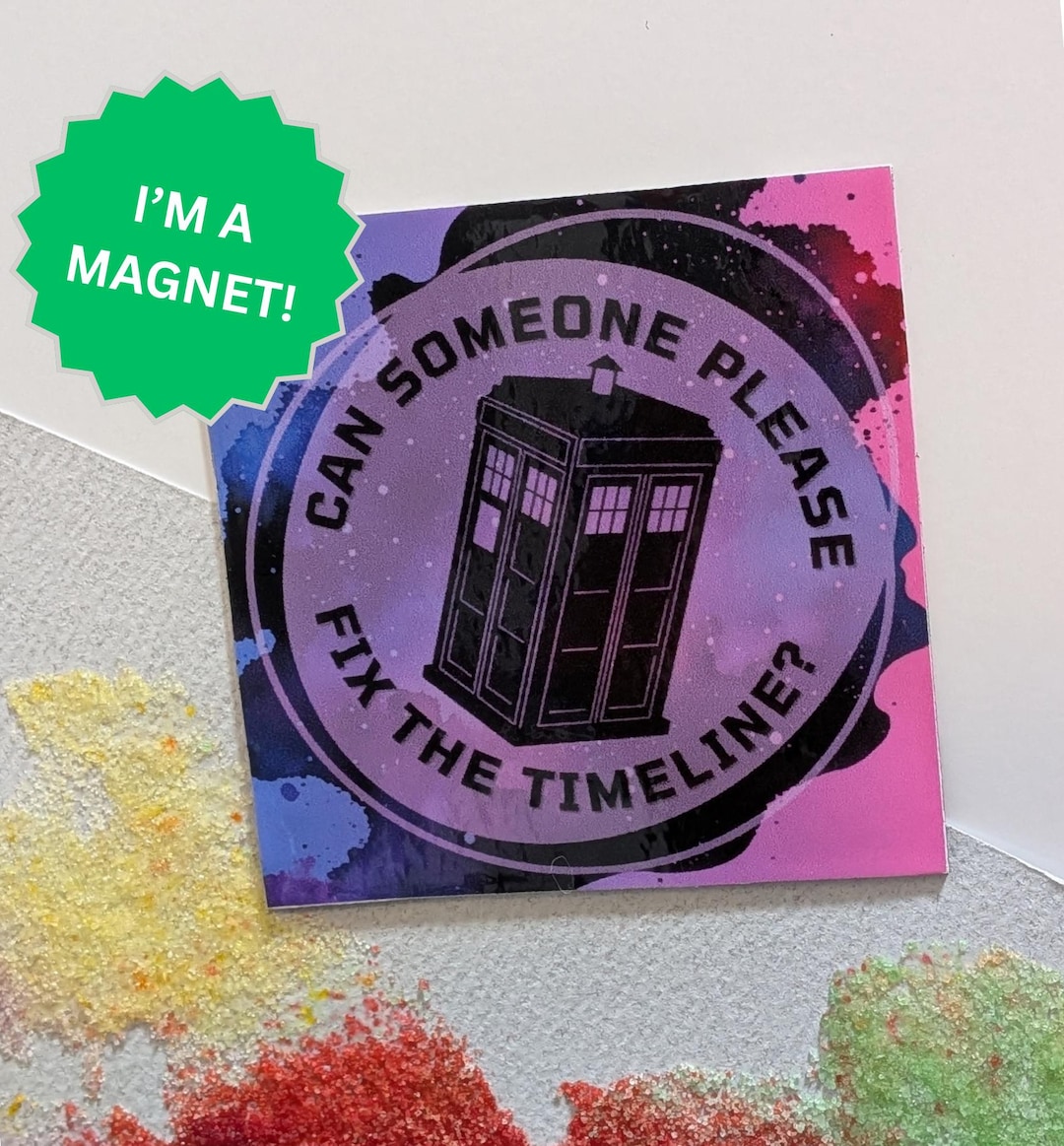 Tardis Fridge Magnet - Inspired by Doctor Who - Etsy