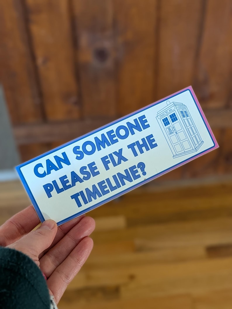 Blue Tardis UV Bumper Sticker/car Magnet - Inspired by Doctor Who - Etsy