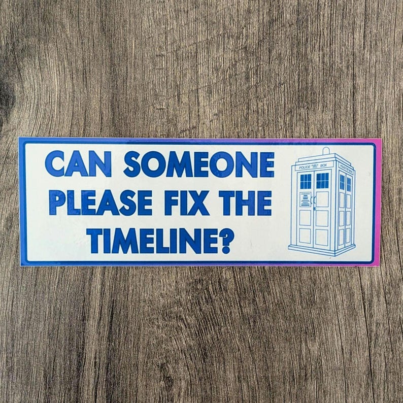 Blue Tardis UV Bumper Sticker/car Magnet - Inspired by Doctor Who - Etsy
