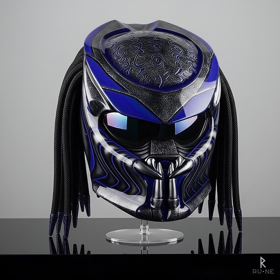 bluetooth predator motorcycle helmet Matte Black HNJ Predator Helmet - Unicun
