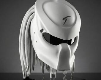 Predator Fangless Motorcycle Helmet ECE 22.06 Certified Black Logo 2026 Edition
