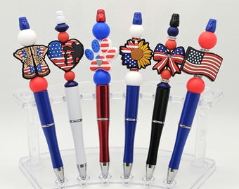 Patriotic Beaded Pen