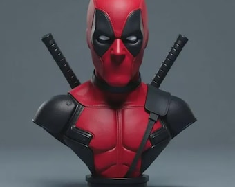 Deadpool Bust – High Detail 3MF Digital Model | 15cm Print Ready
