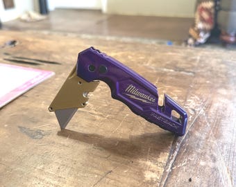 Powder Coated Milwaukee Fastback Knife