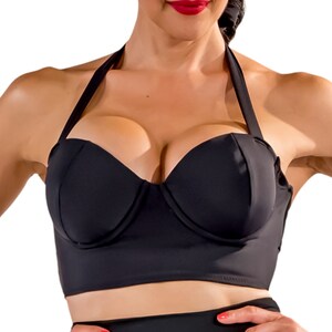 underwire bustier bikini top
