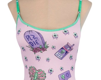 Pastel Goth Bodysuit  - Available in six sizes