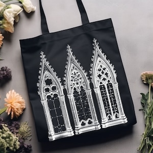 Gothic Cathedral Tote Bag