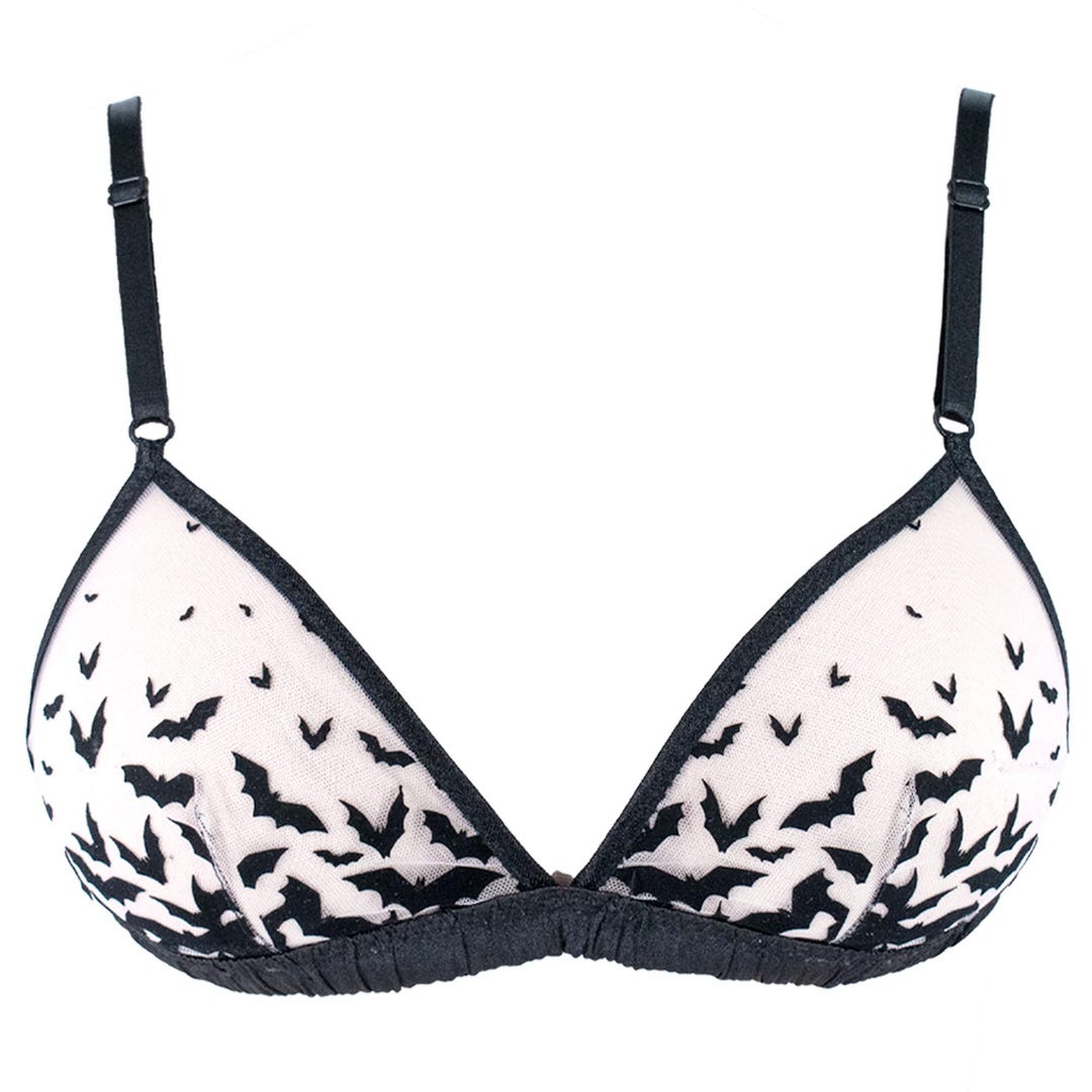 Bat Bralette - Etsy