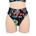 Hailey meeks reviewed Tattoo Print High Waist High Cut Let Bikini Bottom