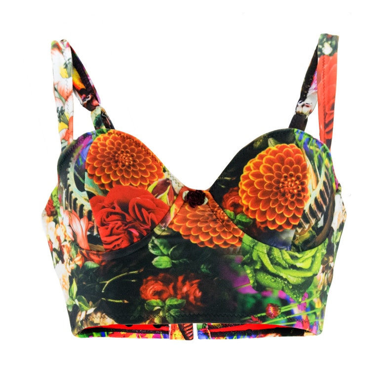 underwire bustier bikini top