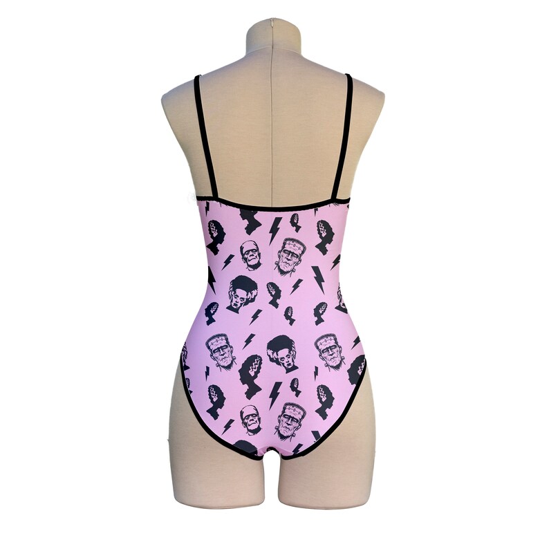 Pink Frankenstein  Bodysuit   Cheeky or Classic Cut  image 2