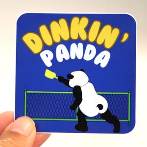 Pickleball Sticker for Indoor/Outdoor, Waterproof Vinyl Design for Cars, Water Bottles, Laptops & More, Perfect Gift for Pickleball Fans