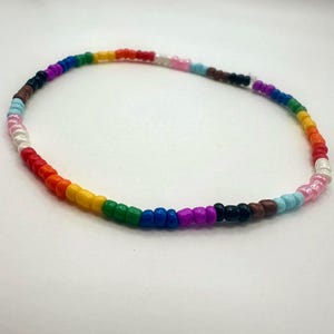 Beaded Pride Bracelet | Pride Flag Bracelet | Gift For Them | Pride Gift | Pride | Queer | LGBTQ | Beaded Bracelet