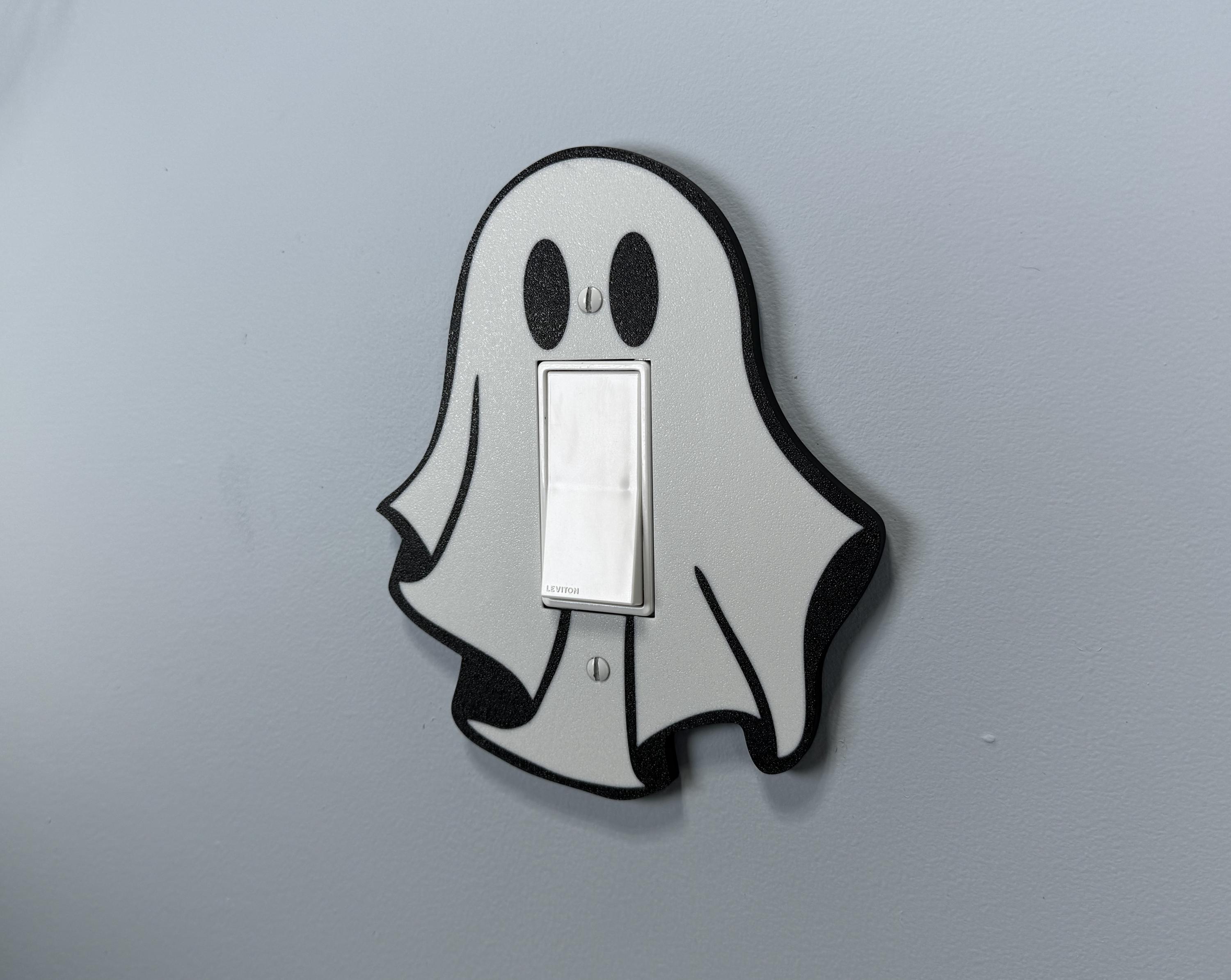 Cute Ghost Rocker Sign Ghost Rocker Switch Cover Plate | Wall Plate | Spooky Decor | Halloween ...