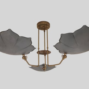 1950&#39;s Mid Century Brass sputnik chandelier - Italian ceiling Light Fixture - Sculptural Brass Ceiling Light  Customizable Mid Century Light