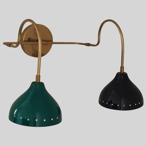 Handcrafted Mid Century Modern Brass Wall Lamps Inspired Designs Vanity Lamps - Bedside Lights