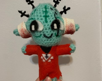 Peluche de ganchillo del Dios Calamar COTL