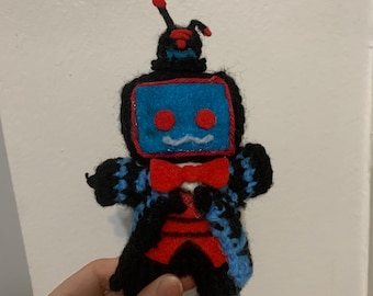 TV Demon Vox Crochet Plush