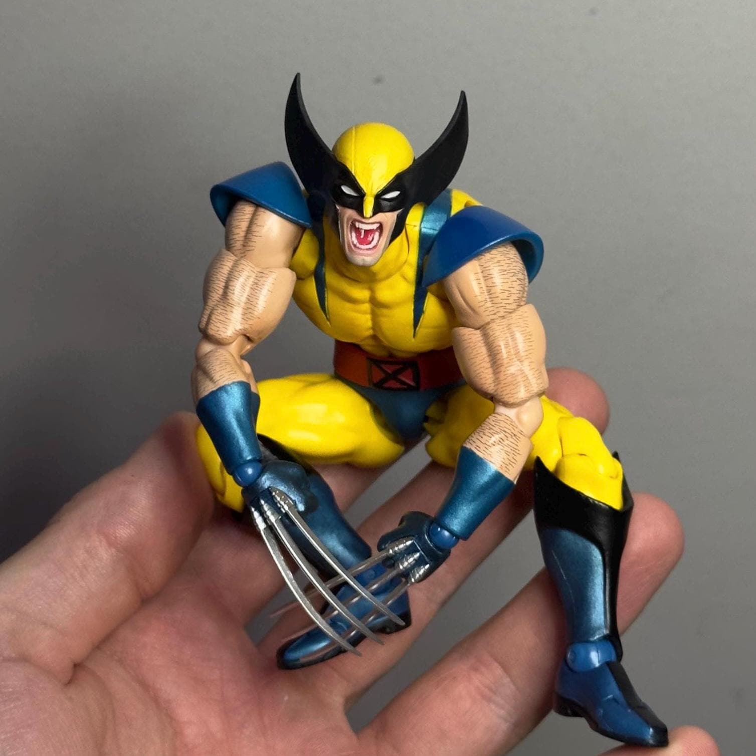 Mafex X-men Wolverine Comic Angry Roar Headsculpt - Etsy