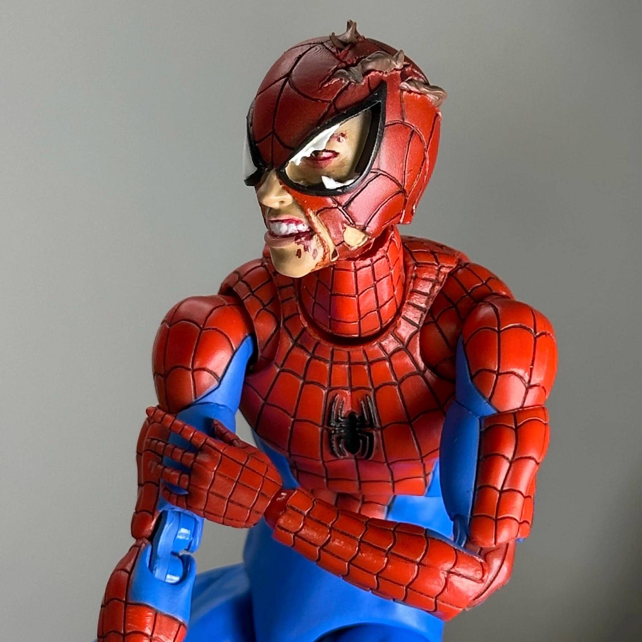スパイダーマン フィギュア ヘッド Spiderman head sculpt - Etsy 日本
