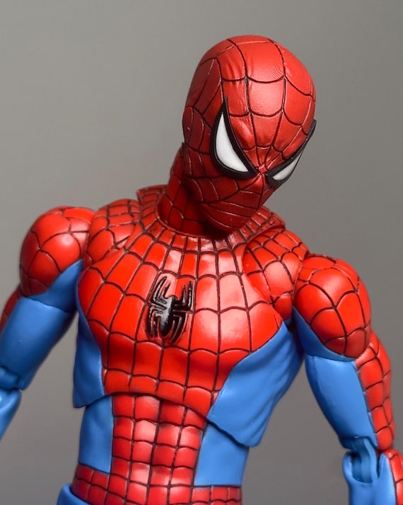 Web of Shadows Spiderman Headsculpt for 1/12 Spider-man Figures - Etsy