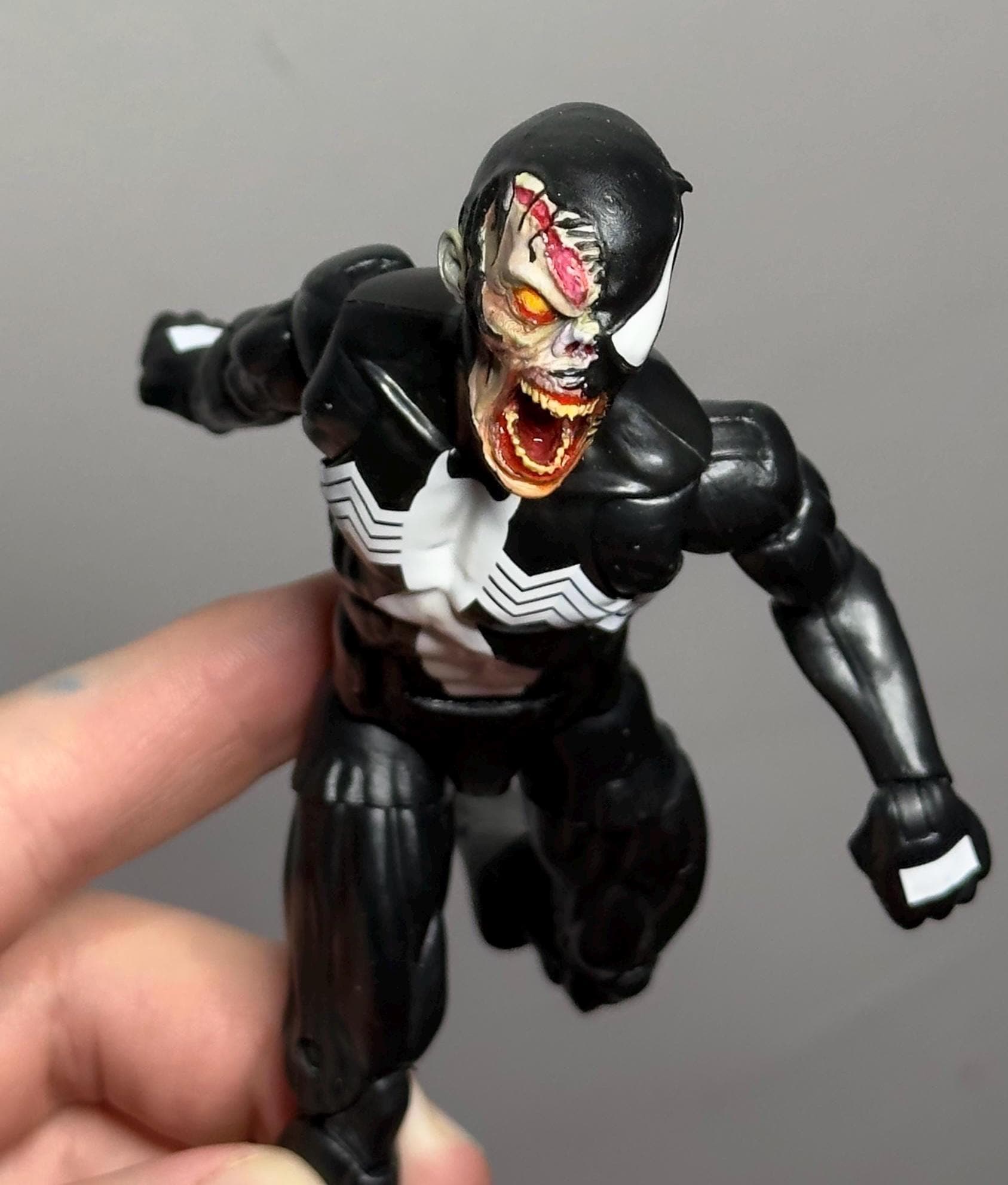 Zombie Symbiote Venom Spider-man Headsculpt, 1/12 Scale - Etsy